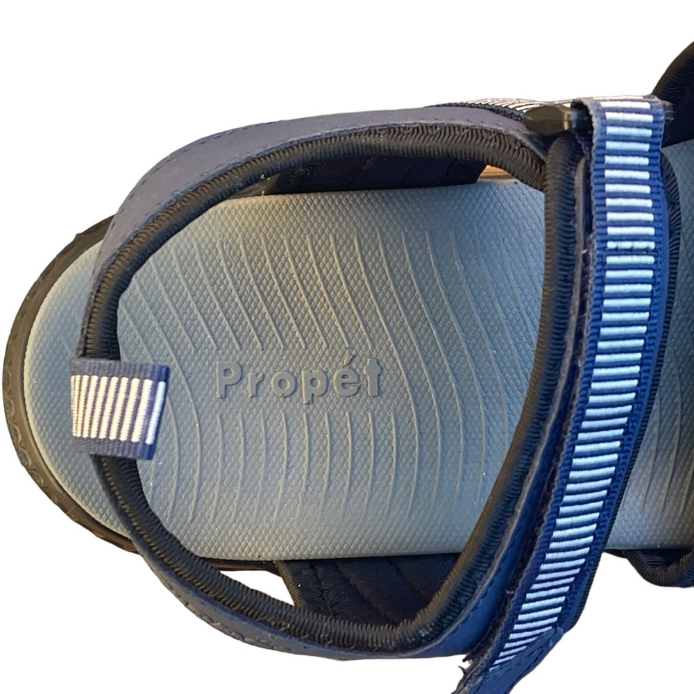 NEW Propet Women's Size 8.5 TravelActiv Adventure Strappy Sandals Navy Casual - Picture 10 of 11